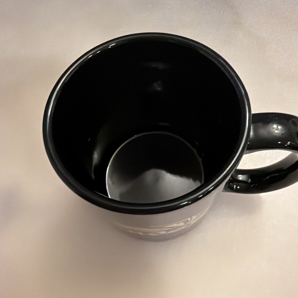 Vintage Sands Hotel Casino Rare Logo Coffee Cup Mug Black & Gold - Picture 2 of 5